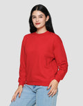 Nevada Solid Fleece Sweater Wanita