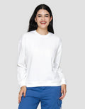 Nevada Solid Fleece Sweater Wanita