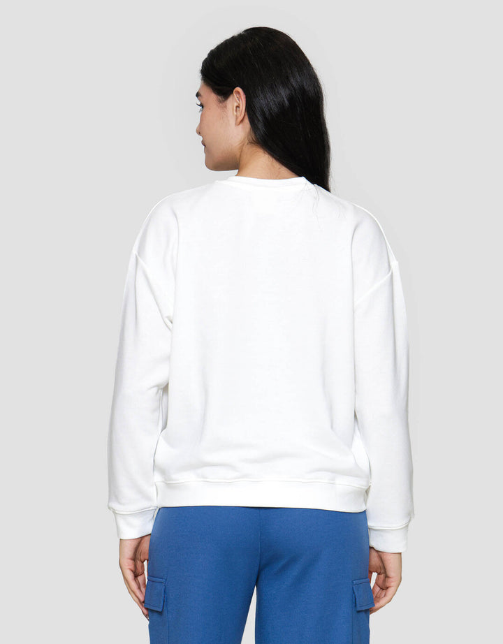 Nevada Solid Fleece Sweater Wanita