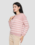 Nevada Reg French Stripe Sweater Wanita