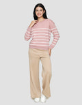 Nevada Reg French Stripe Sweater Wanita