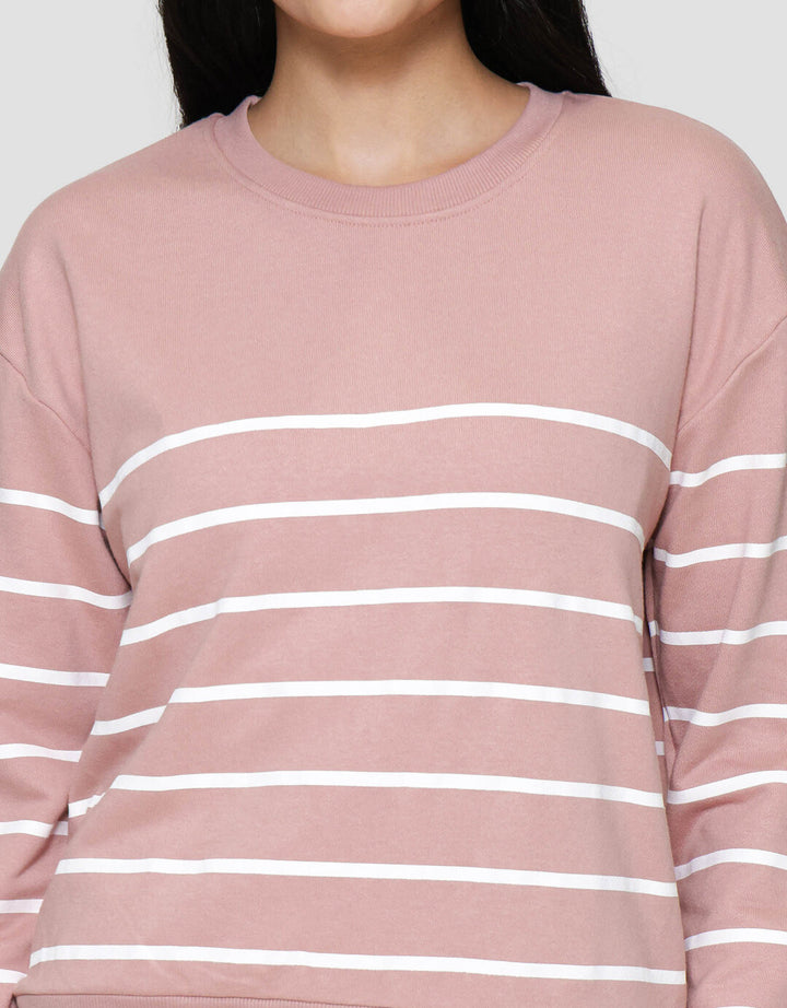 Nevada Reg French Stripe Sweater Wanita
