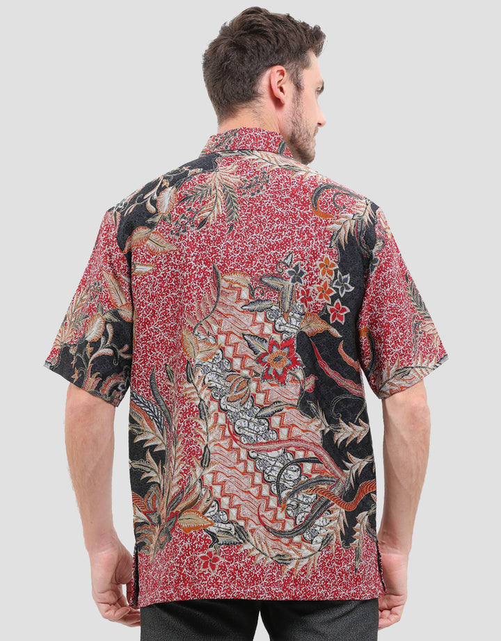 Arjuna Weda Hem Sekar Pangikuh Kemeja Batik Pria