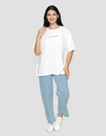 Nevada Print Spongebob Patrick Kaos Oversize Wanita