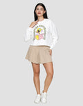 Nevada Boxy French Nickelodeon Spongebob Patrick Sweater Wanita