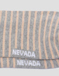 Nevada Print Stripe Cat Kaos Kaki Wanita