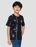 Marvel Avg Capt Amrik Logo Half Tie Dye Kaos Anak Laki-laki