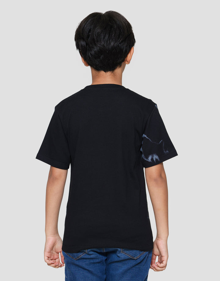 Marvel Avg Capt Amrik Logo Half Tie Dye Kaos Anak Laki-laki