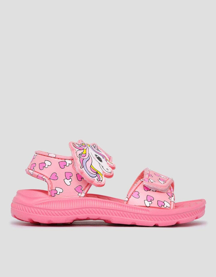 Little M Unicorn Ankle Strap Sepatu Sandal Anak Perempuan