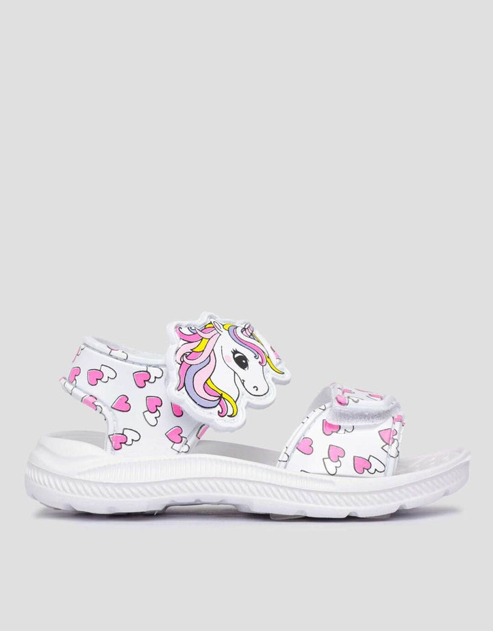 Little M Unicorn Ankle Strap Sepatu Sandal Anak Perempuan