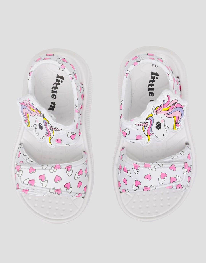 Little M Unicorn Ankle Strap Sepatu Sandal Anak Perempuan
