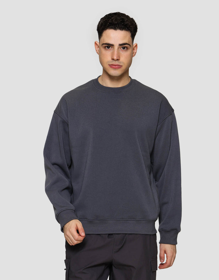 Cole Basic Roun Neck Fleace Sweater Pria