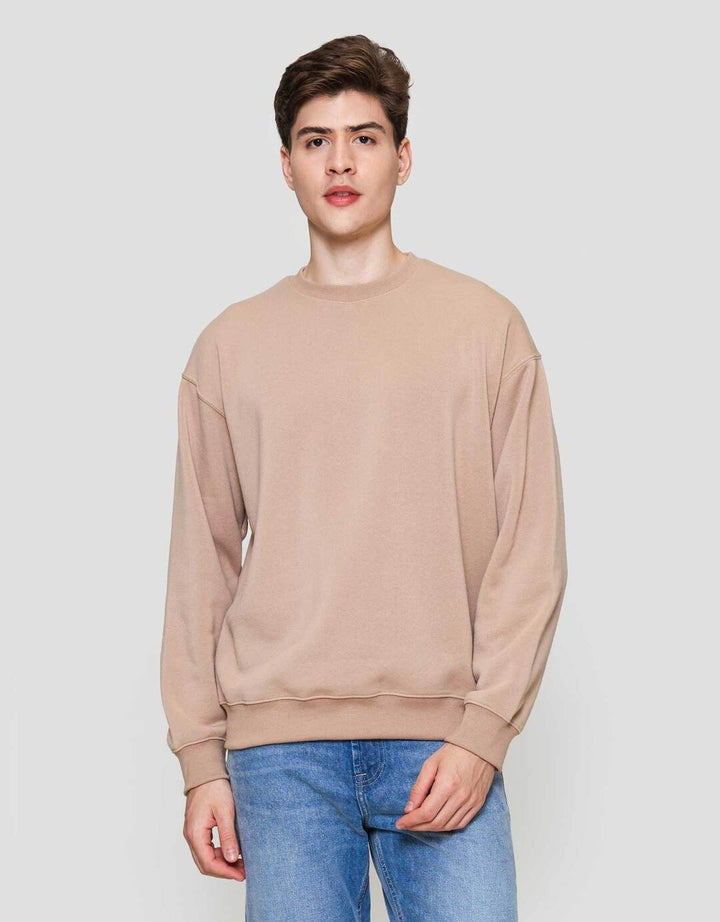 Cole Basic Roun Neck Fleace Sweater Pria