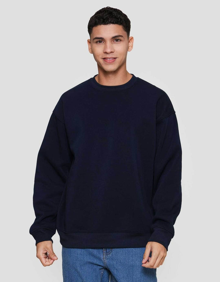 Cole Basic Roun Neck Fleace Sweater Pria