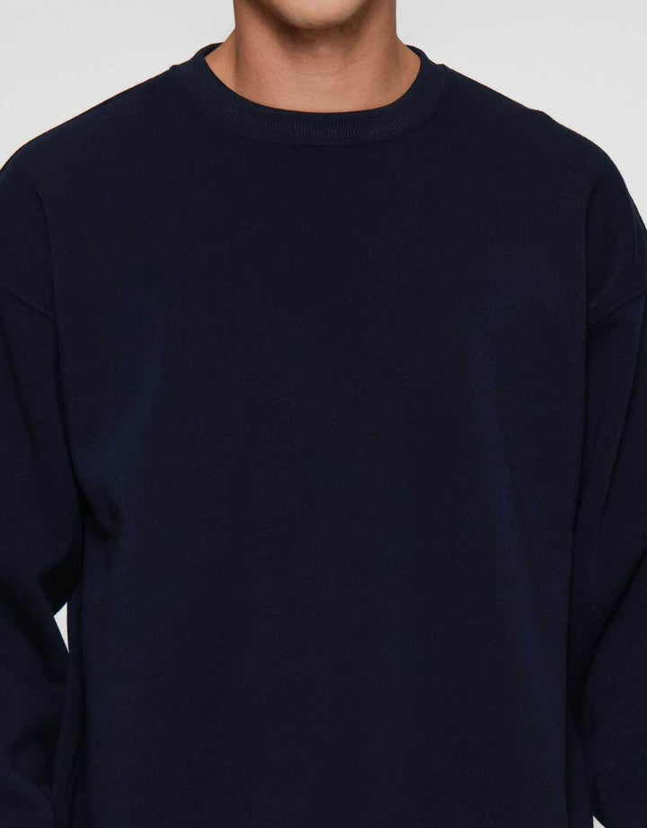 Cole Basic Roun Neck Fleace Sweater Pria