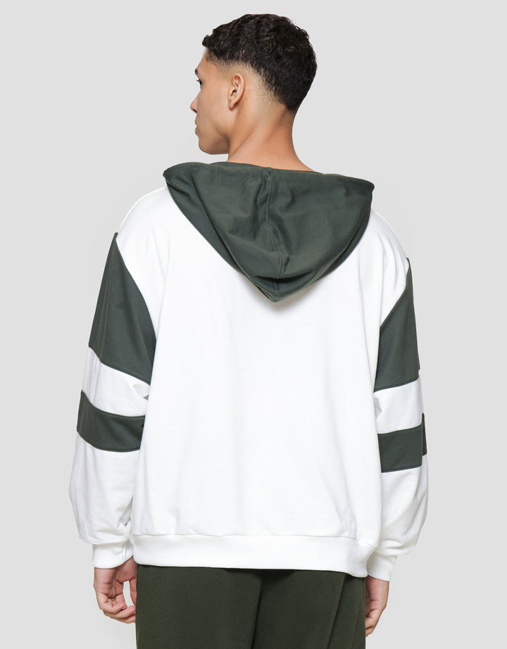 Nevada Hoodie Cut & Sewn Sleeve With Patches Jaket Pria