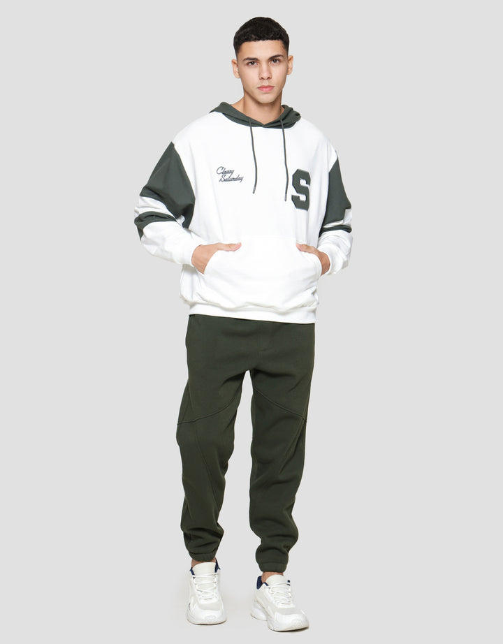 Nevada Hoodie Cut & Sewn Sleeve With Patches Jaket Pria