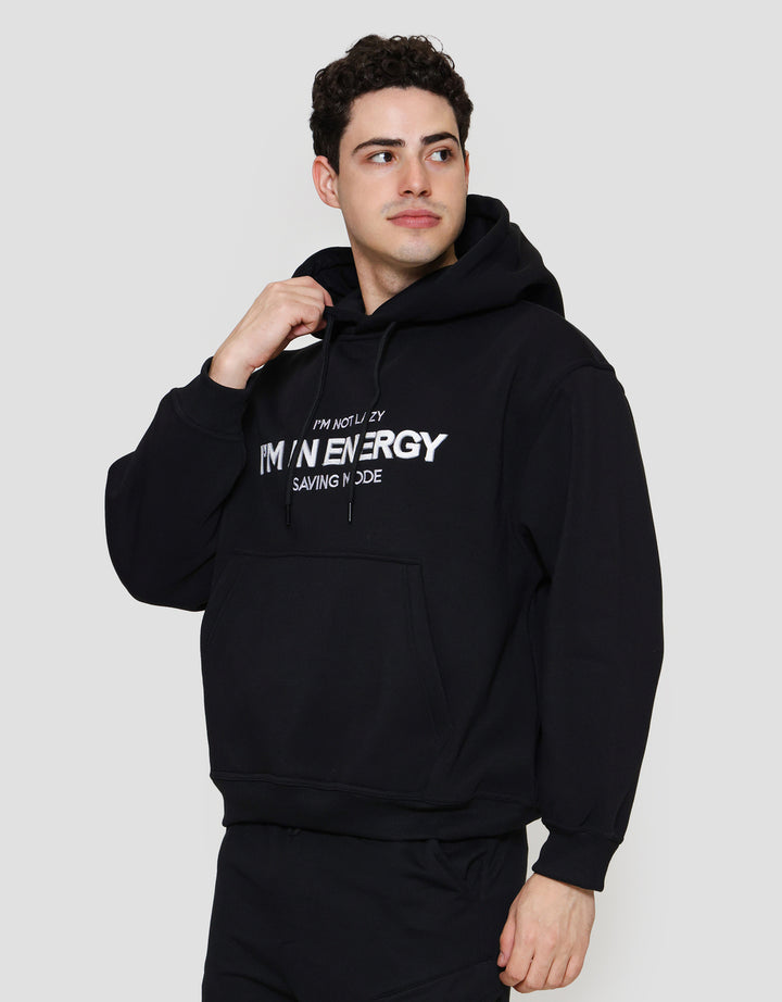 Nevada With Embro Wording Jaket Hoodie Pria