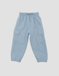 Little M Terry Cargo Celana Jogger Anak Laki-laki