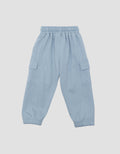 Little M Terry Cargo Celana Jogger Anak Laki-laki