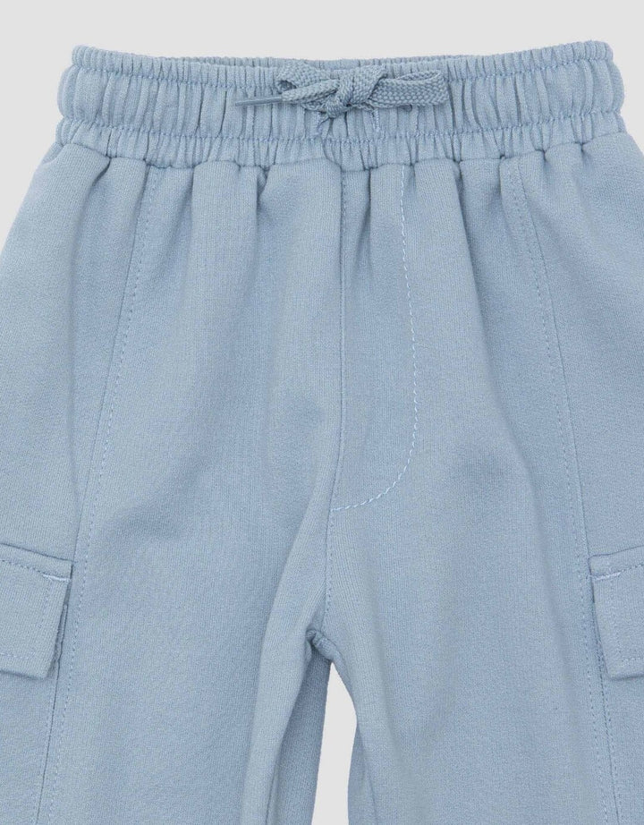 Little M Terry Cargo Celana Jogger Anak Laki-laki