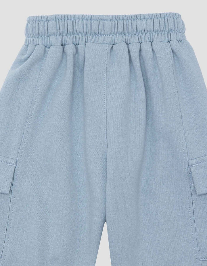 Little M Terry Cargo Celana Jogger Anak Laki-laki