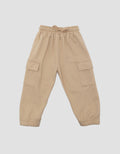 Little M Terry Cargo Celana Jogger Anak Laki-laki