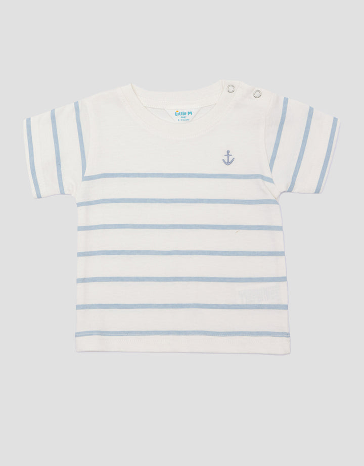 Little M Salur With Embro Jangkar Kaos Anak Laki-laki