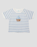 Little M Raglan Salur With Embro Kapal Kaos Anak Laki-laki