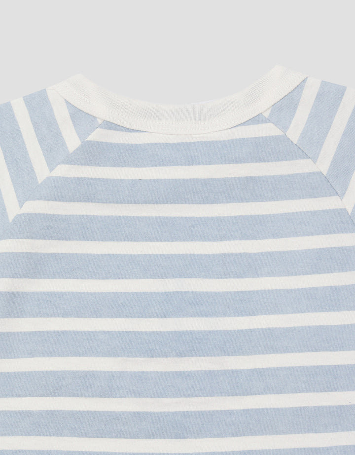 Little M Raglan Salur With Embro Kapal Kaos Anak Laki-laki