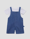 Little M Chembrey Dino Jumpsuit Overall Anak Laki-laki