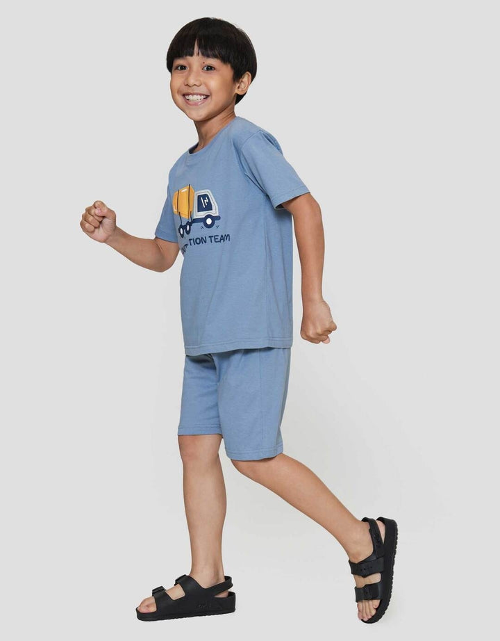 Little M Construction Teamn Pakaian Anak Laki-laki