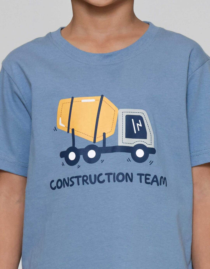 Little M Construction Teamn Pakaian Anak Laki-laki