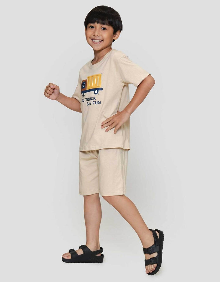 Little M Big Truck Big Funn Pakaian Anak Laki-laki