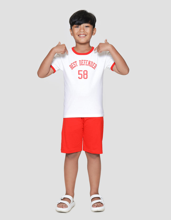 Little M Ring Best Defender Pakaian Set Anak Laki-laki