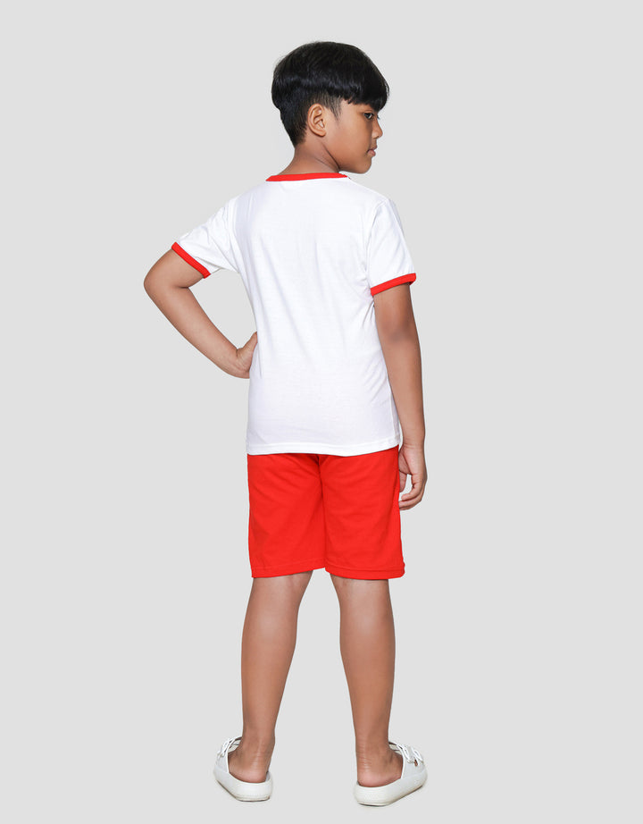 Little M Ring Best Defender Pakaian Set Anak Laki-laki