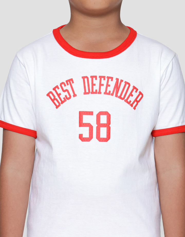 Little M Ring Best Defender Pakaian Set Anak Laki-laki