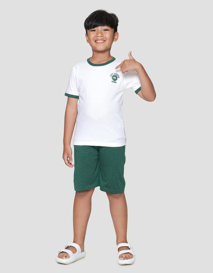 Little M Ring City League Pakaian Set Anak Laki-laki
