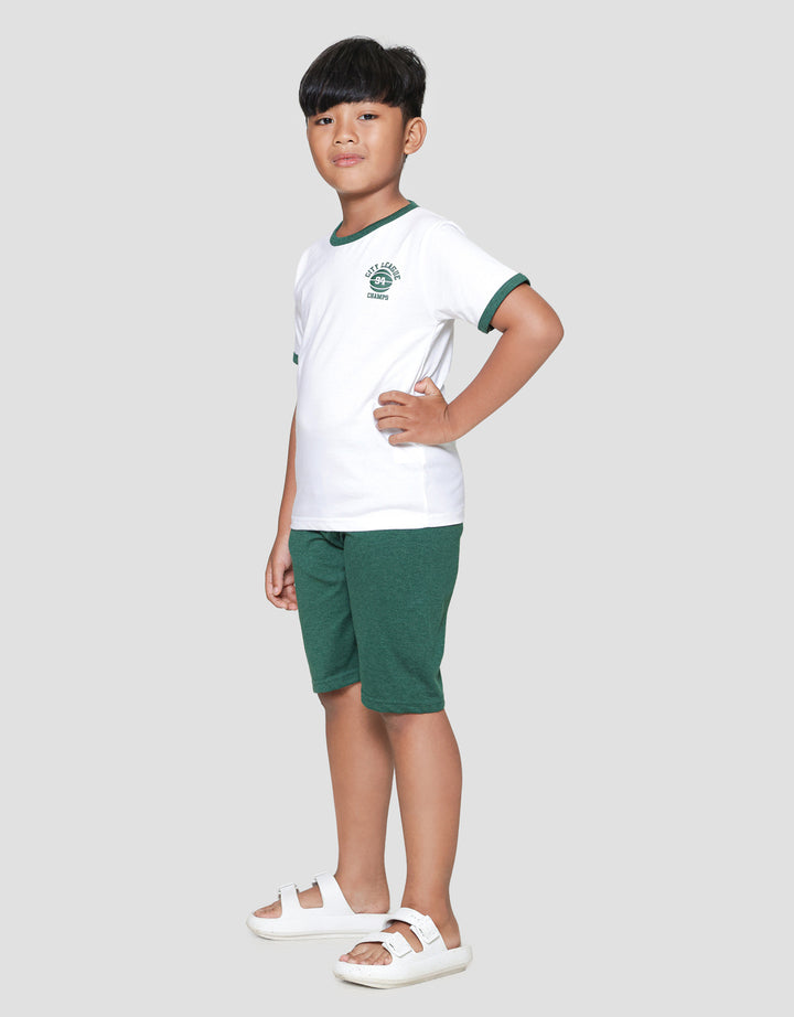 Little M Ring City League Pakaian Set Anak Laki-laki