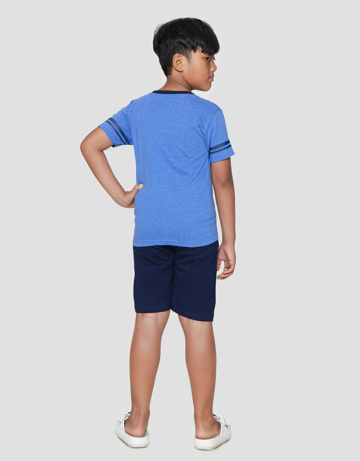 Little M Lgn Stripe Tough Football Pakaian Set Anak Laki-laki