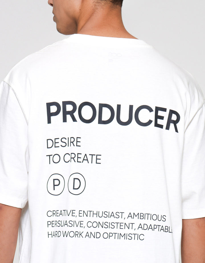 Aos Theme Popular Concept Simple Wording Producer Kaos Pria