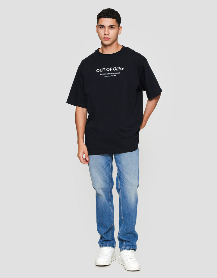 Aos Theme Popular Concept Simple Wording Office Kaos Pria