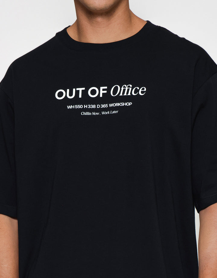 Aos Theme Popular Concept Simple Wording Office Kaos Pria