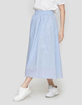 Suko Woven Bottom Women's Midi Skirt
