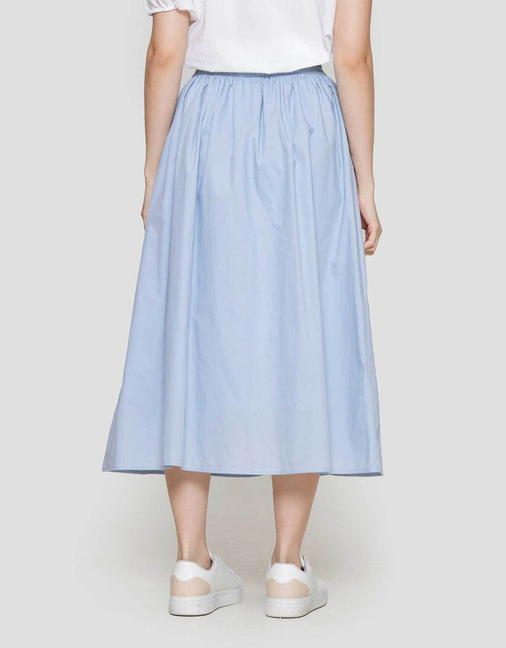 Suko Woven Bottom Rok Midi Wanita