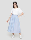 Suko Woven Bottom Women's Midi Skirt