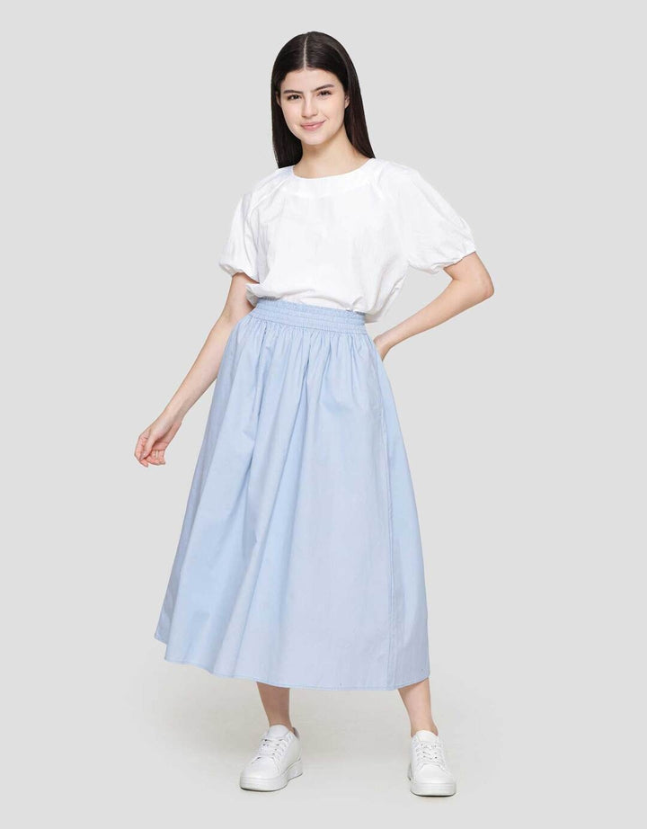 Suko Woven Bottom Rok Midi Wanita