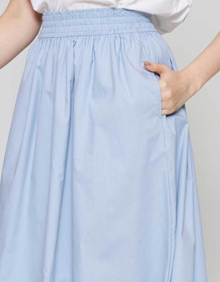 Suko Woven Bottom Rok Midi Wanita