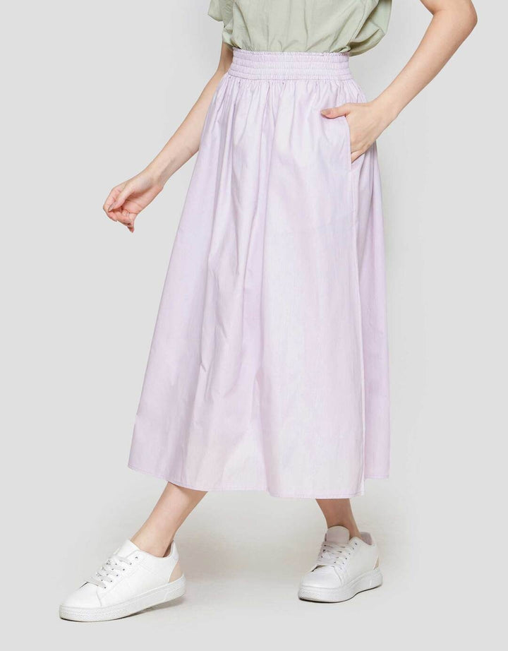 Suko Woven Bottom Women's Midi Skirt