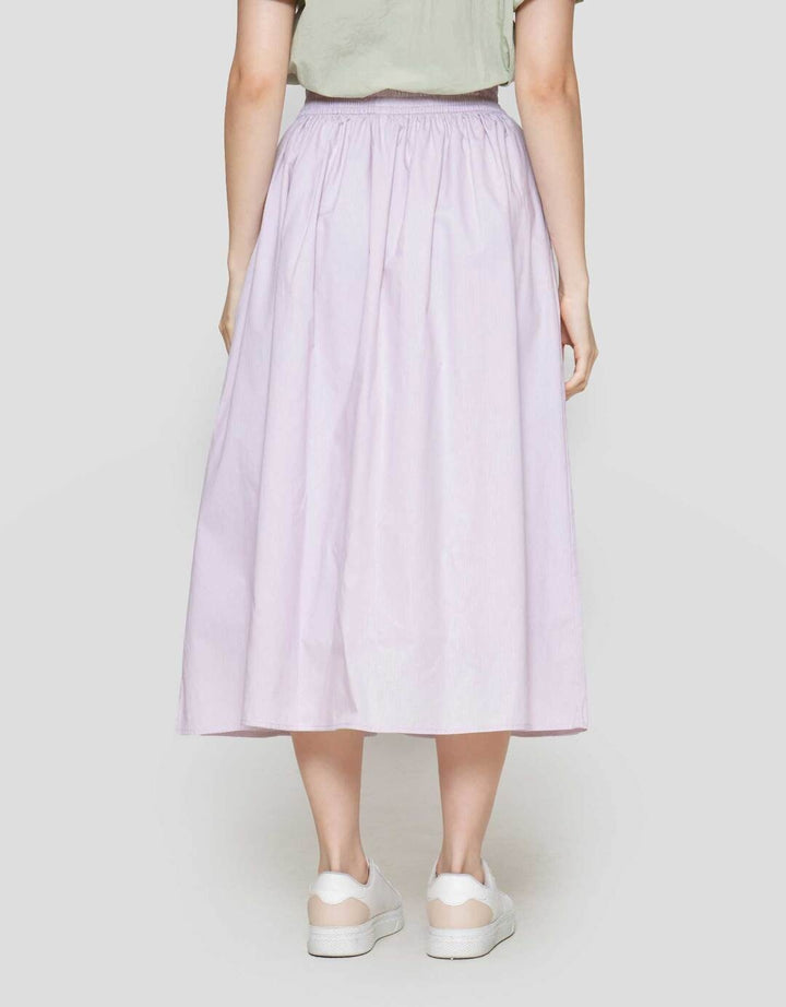 Suko Woven Bottom Rok Midi Wanita